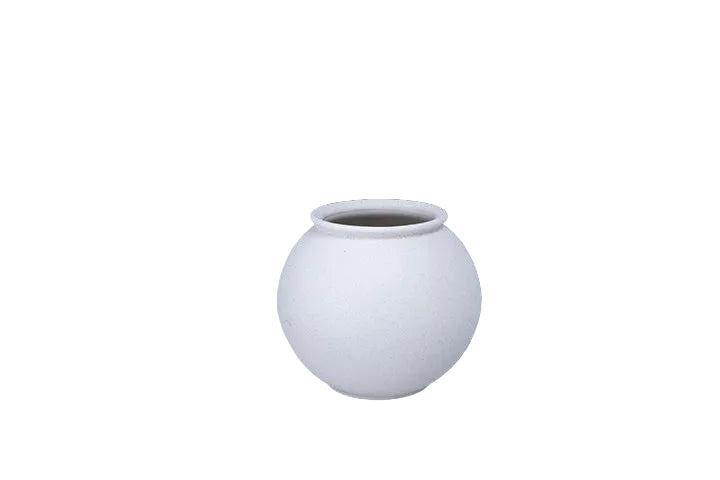 Ceramic Spherical Short Flared Neck Vase