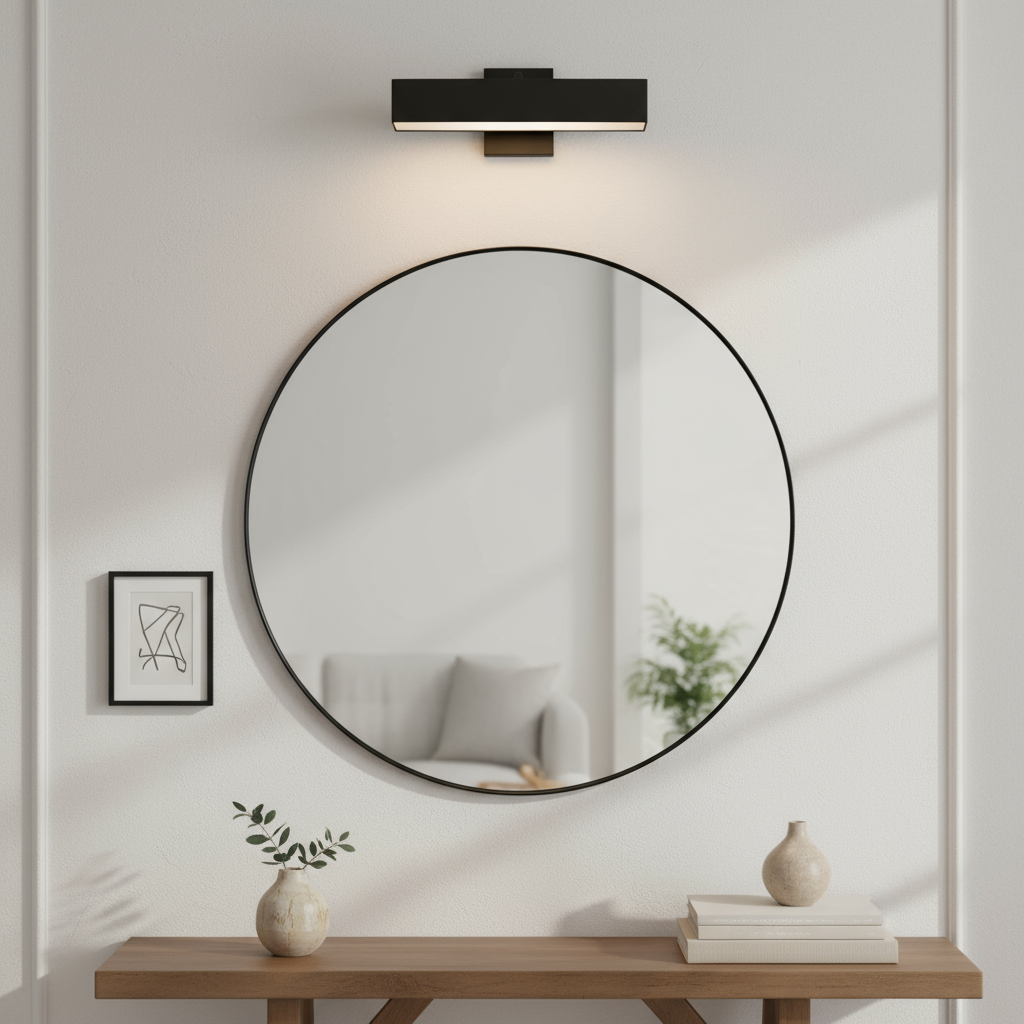 Juliet Metal Round Wall Mirror
