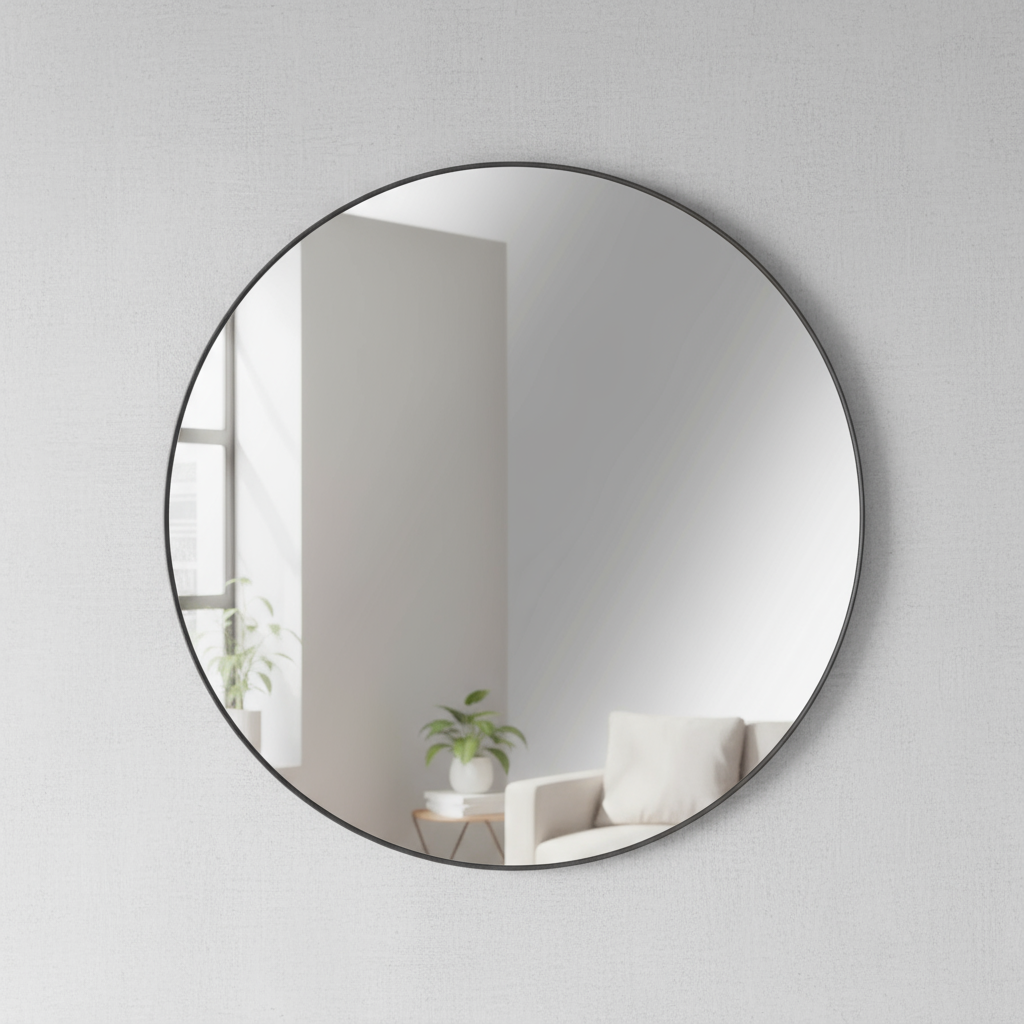 Juliet Metal Round Wall Mirror