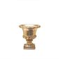 Banded-Pedestal Fiber Glass Urn With Flattened Rim and Short Fluted Stem