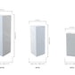 Rune Modern Fiberglass Display Pedestal Column
