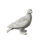 Zaria Cement Standing Pigeon Figurine Facing Right