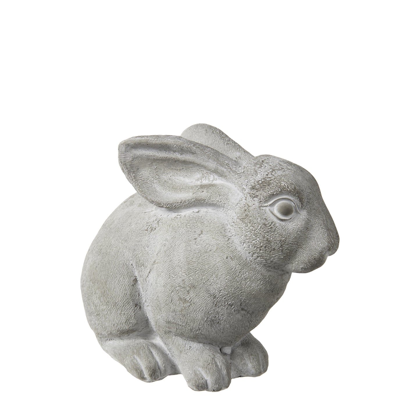 Dovie Cement Sitting Rabbit Figurine