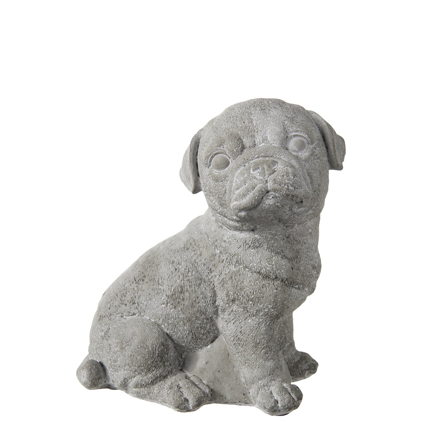 Dana Cement Sitting Baby Bulldog Figurine