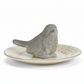 Cato Sitting Bird Cement Figurine