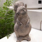 Cement Figurine Concrete Rough Finish Gray