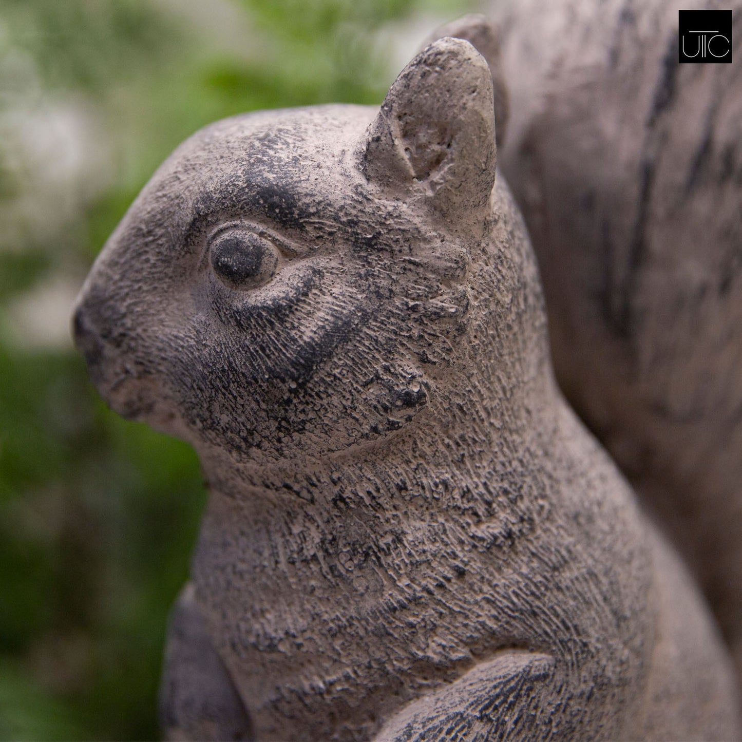 Cement Figurine Concrete Rough Finish Gray