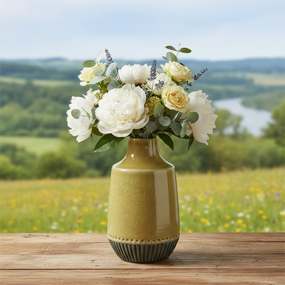 Astra Ceramic Round Vase