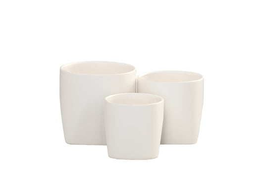 Ceramic Round Pot Matte Finish-6.00"H
