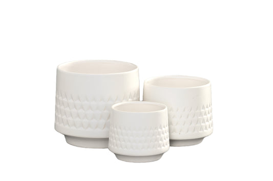 Ceramic Round Pot Matte Finish-6.00"H