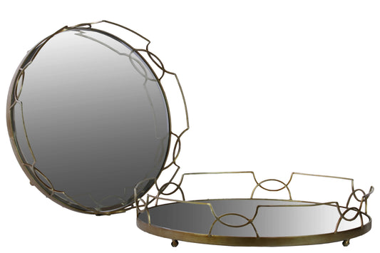 Metal Tray Metallic Finish