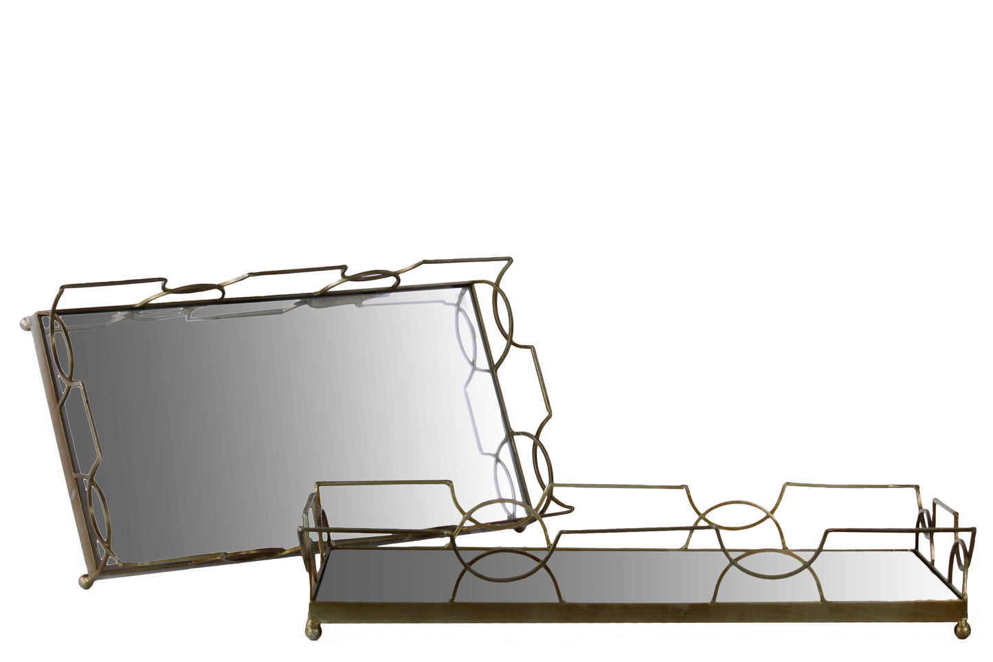 Metal Tray Metallic Finish