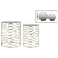 Rosiet Metal Round Nesting Accent Table Set