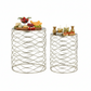 Rosiet Metal Round Nesting Accent Table Set
