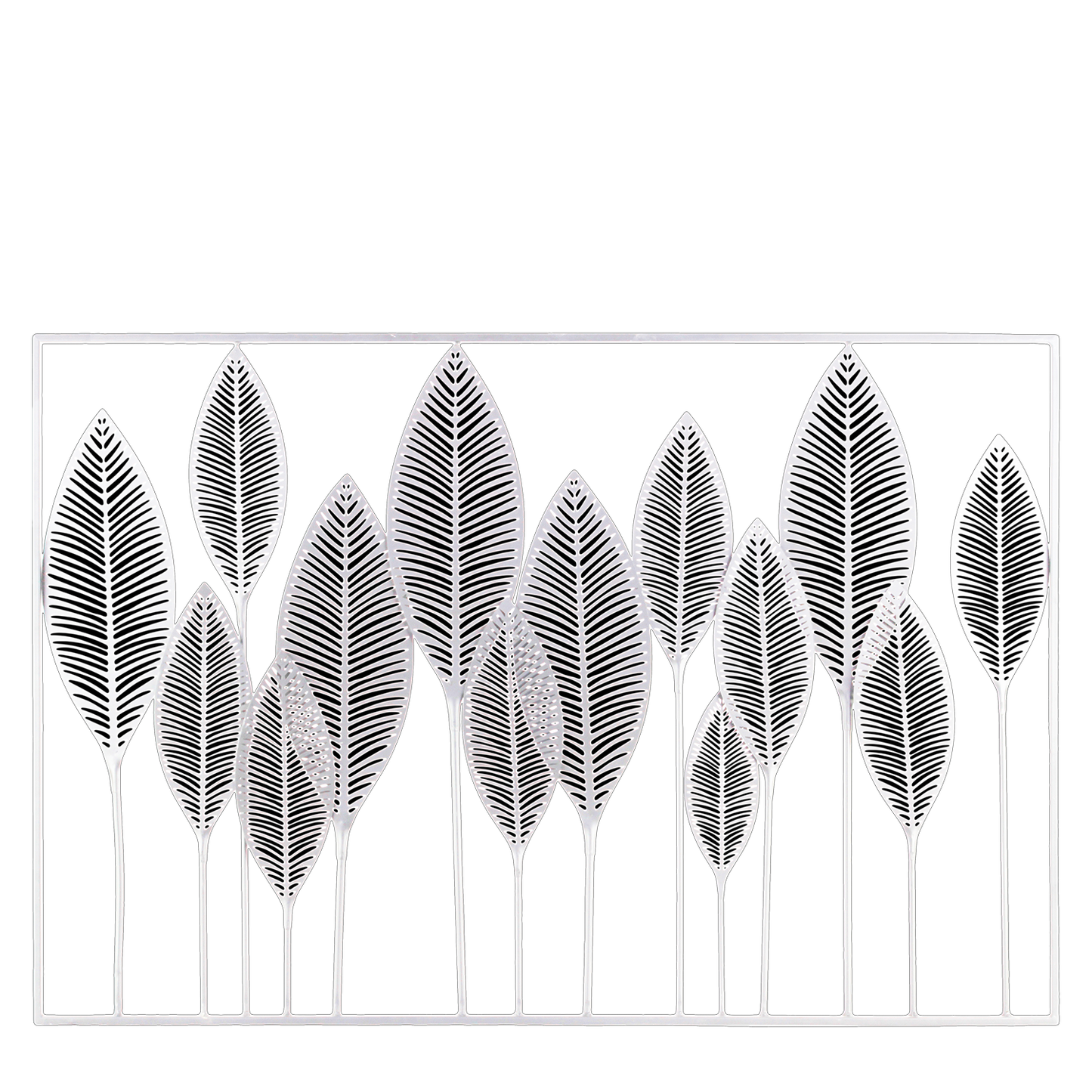 Metal Frame Metallic Finish-31.75"H