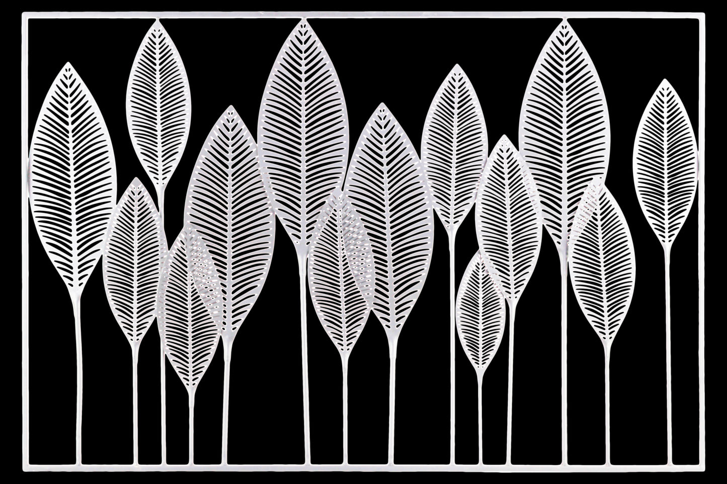 Metal Frame Metallic Finish-31.75"H