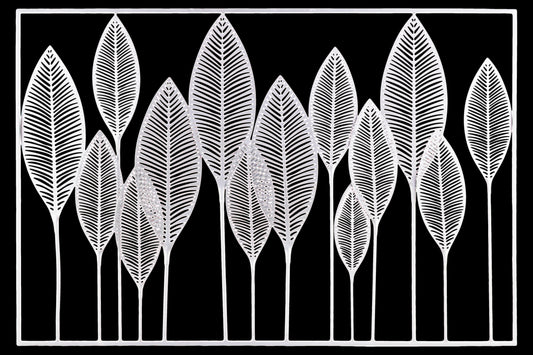 Metal Frame Metallic Finish-31.75"H