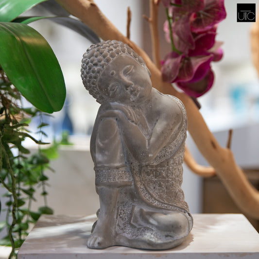 Inari Sitting Buddha Cement Figurine