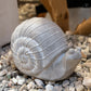 Terracotta Figurine Washed Concrete Finish White 5.75"H