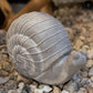 Terracotta Figurine Washed Concrete Finish White 5.75"H