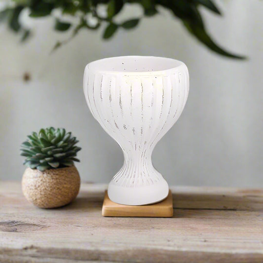 Riven Roman Cement Urn