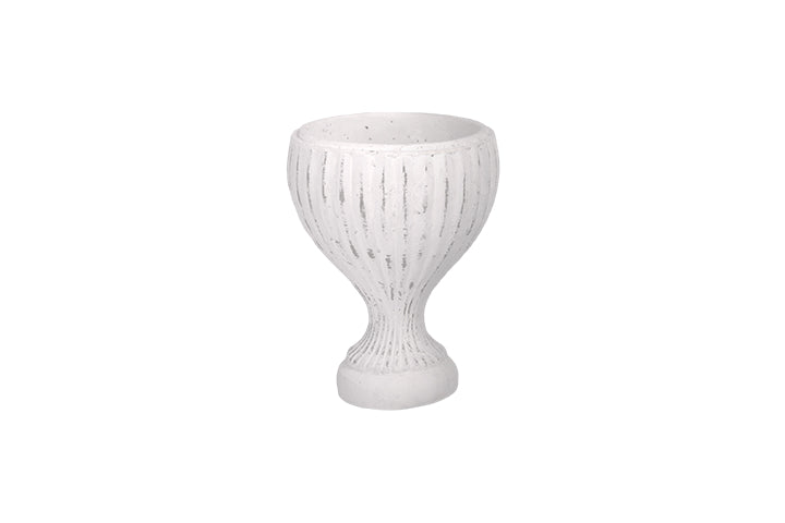 Riven Roman Cement Urn