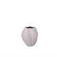 Sculpted Ceramic Lobed Vase Off White