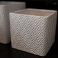 Ceramic Pot Matte Finish White-5.25"H -80