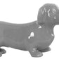Ceramic Standing Dachshund Dog Figurine Gloss Finish