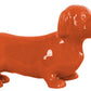 Ceramic Standing Dachshund Dog Figurine Gloss Finish