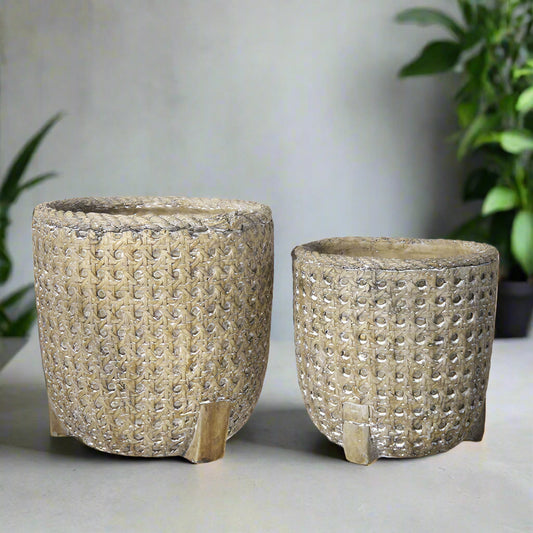 Capri Washed Finish Terracotta Round Pot