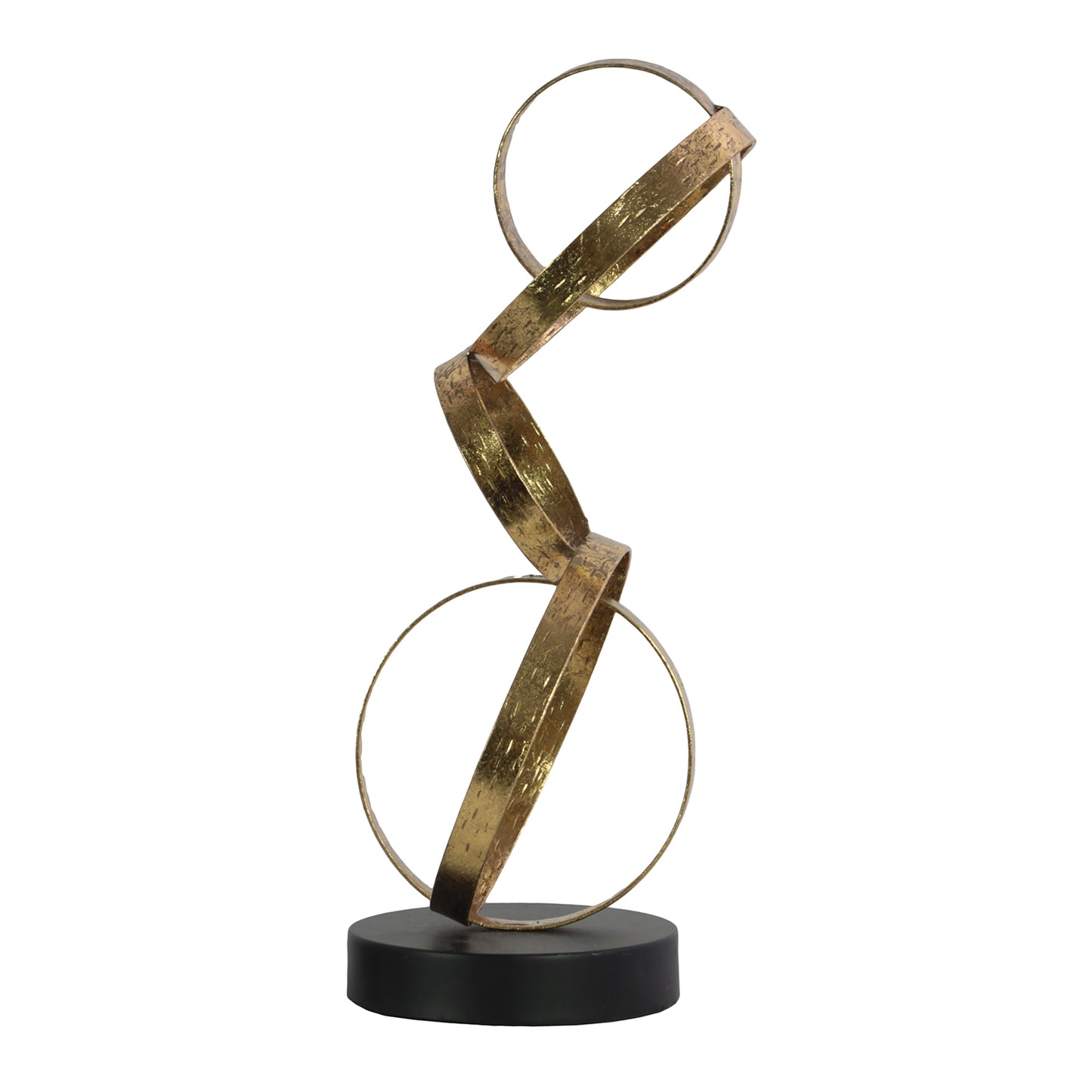 The Zola Metal Cascading Circles Sculpture