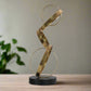 The Zola Metal Cascading Circles Sculpture