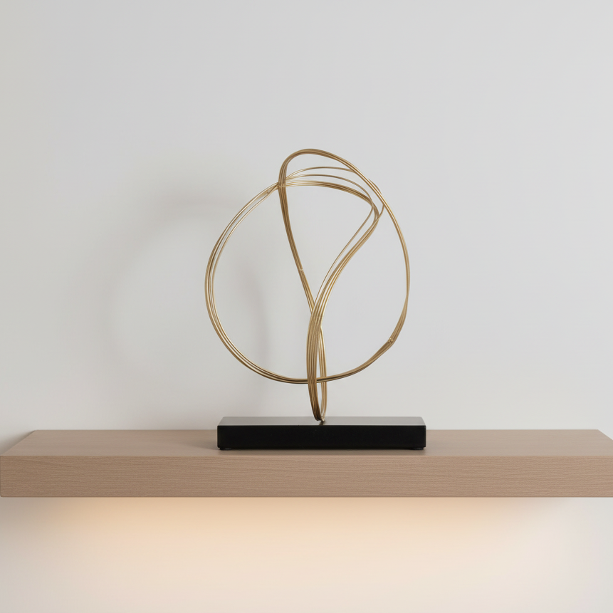 Zech Tangled Metal Table Decor