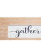 Wood Rectangle Wall Decor Natural Finish