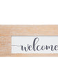Wood Rectangle Wall Decor Natural Finish