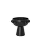 Emarise Ceramic Black Pedestal Bowl