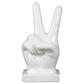 Xylah Ceramic "Peace" Hand Sign Tabletop Décor on Base