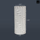Ceramic Round Vase Matte Finish White-11.25"H -227