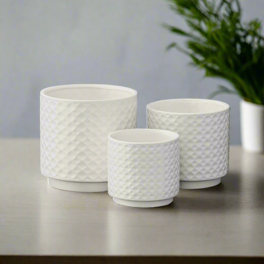 Lazora Ceramic Round Pot