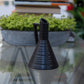 Ceramic Vase Sandstone Matte Finish-6.00"H