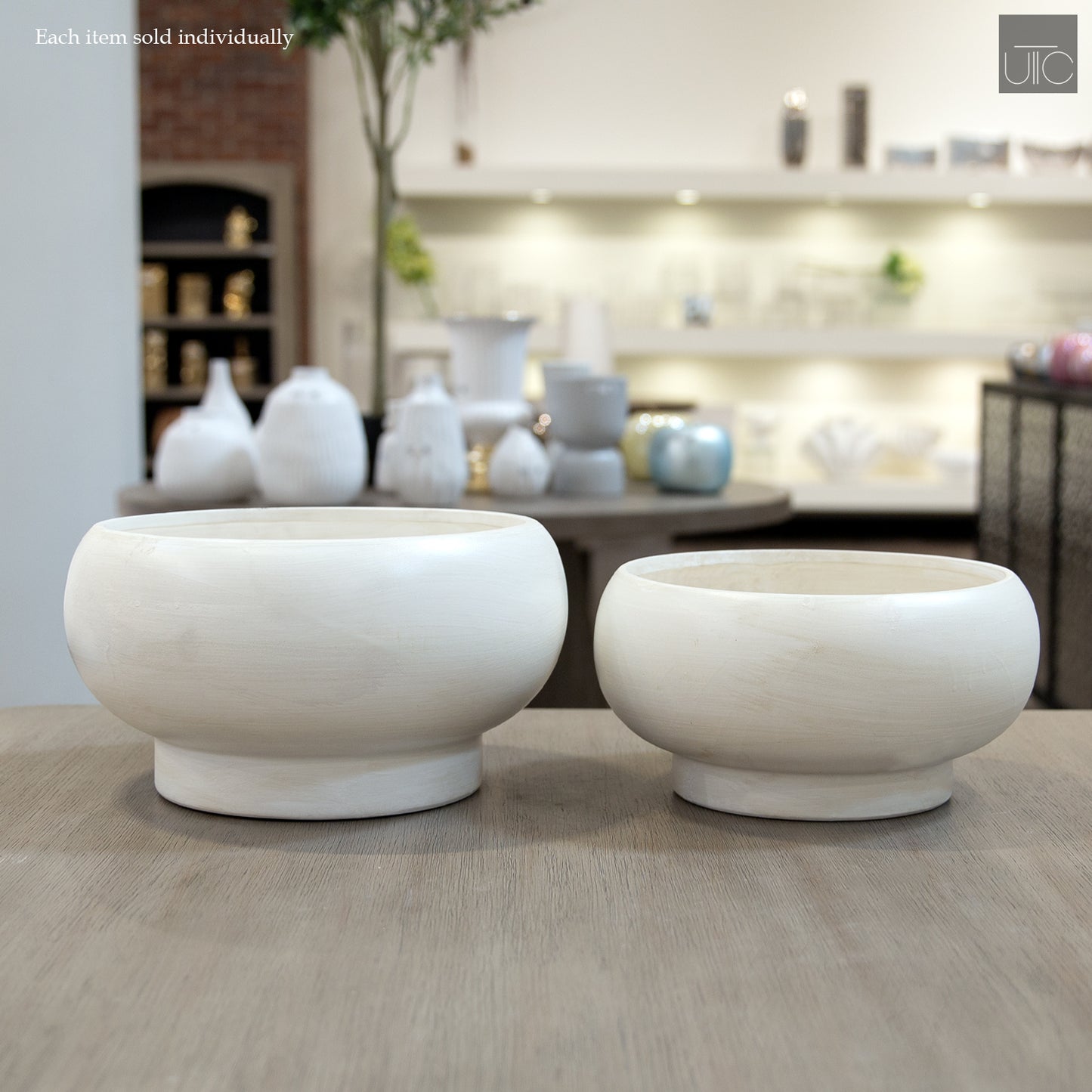 Terracotta Mushroom Compote Planter Washed Finish