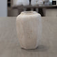 Aliona Handcrafted Faceted Angular Terracotta Vase