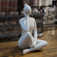 Ceramic Lady Figure White-8.00"H -68