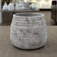 Larysa Ribbed Cement Planter