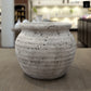 Kamilia Rustic Bell-Shaped Cement Planter