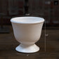Zavine Matte White Pedestal Planter