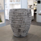 Olya Textured Barrel-Style Cement Planter