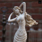 Thalurea Resin Mermaid Figurine in White
