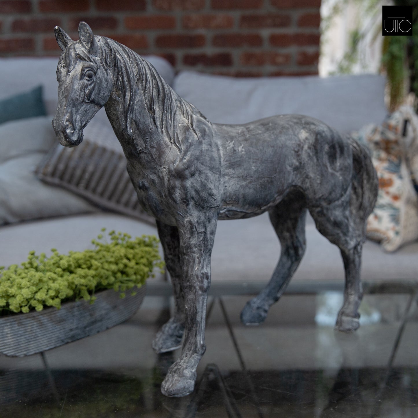 Equinox Decorative Fiberglass Stallion
